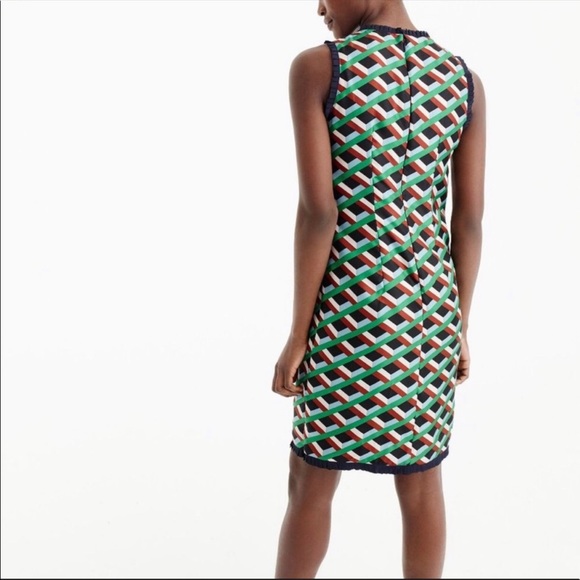 SOLD- HP 🎉 EUC J. Crew Geo Dress - Picture 2 of 6